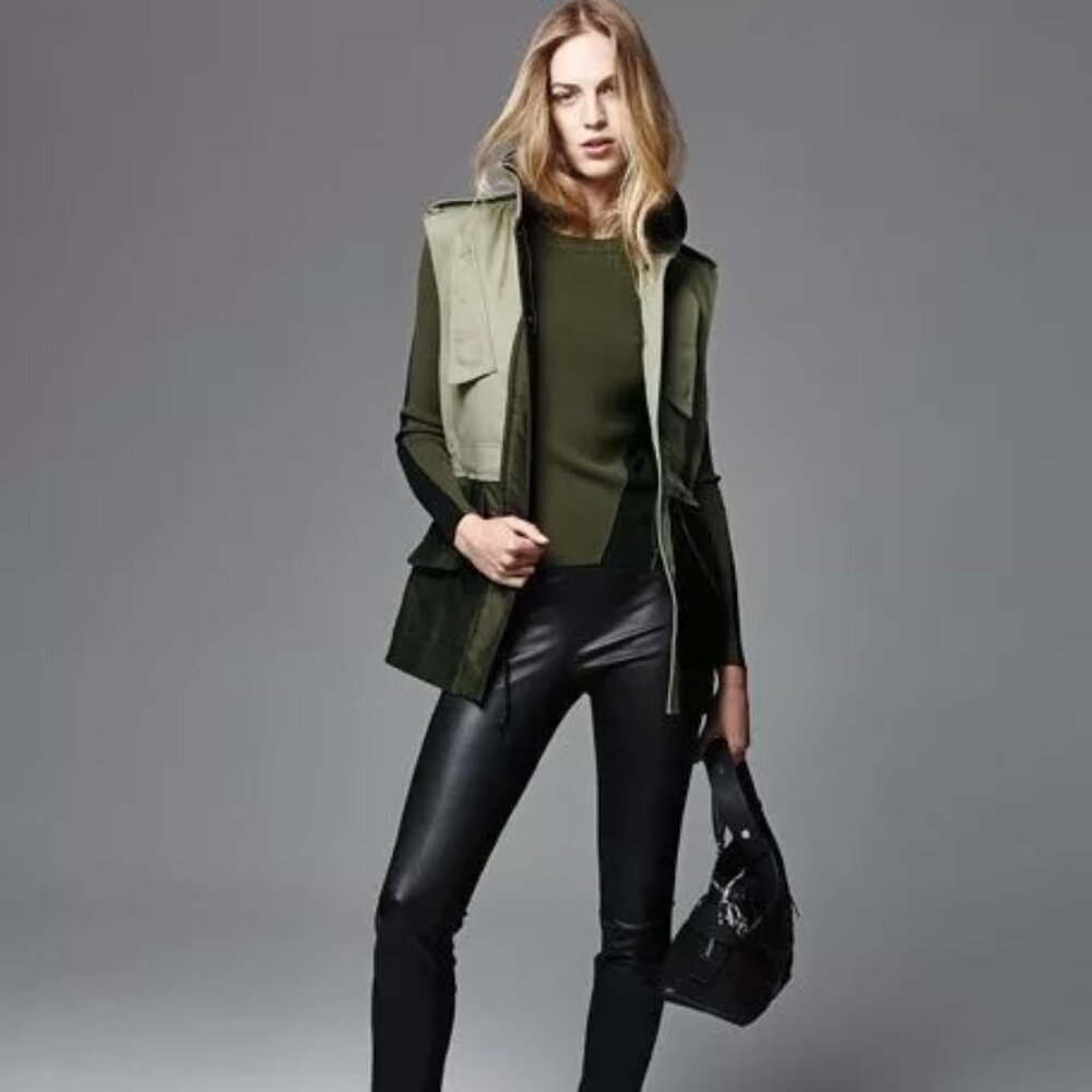 Rag & Bone Kingsley Military Colorblock Vest